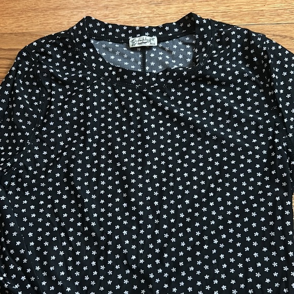 Free People Tops - NWOT Free People Sheer Floral Long Sleeve Top